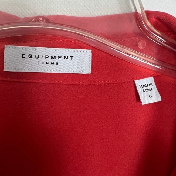 Equipment Silk Button Down Sleeveless Maxi Dress Size Large Party Cocktail - Picture 2 of 14